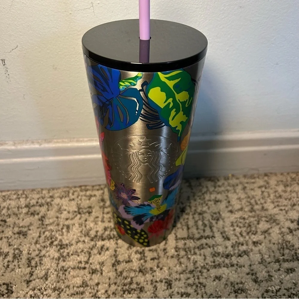 NWT Starbucks Summer 2023 Immersive Floral Stainless Steel Tumbler